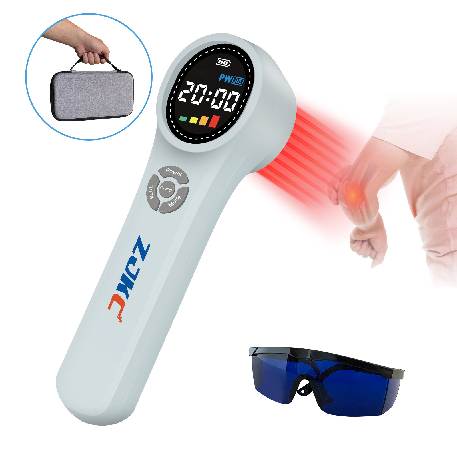 1760mW Cold Laser Therapy Device Pain Relief LLLT Soft Red Light Lazer Treatment