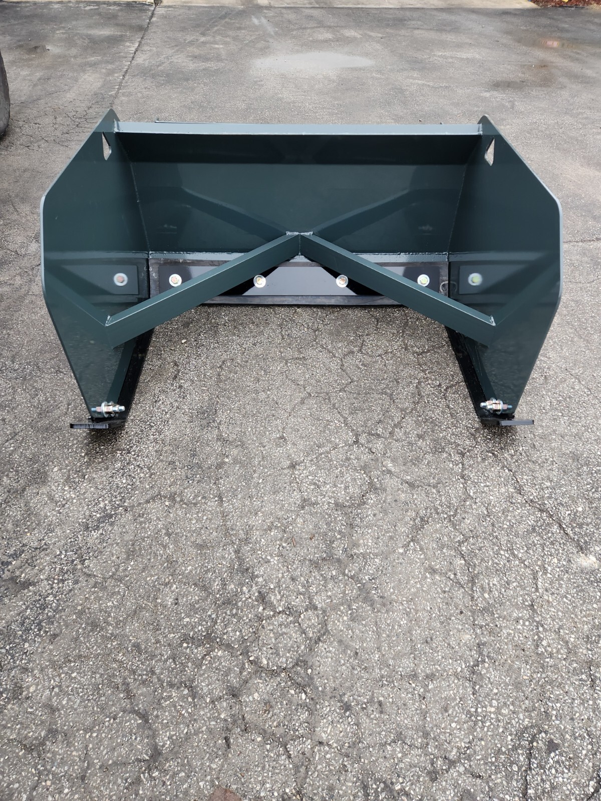 Mini Bobcat 4' HD Snow Pusher Box MT52 MT55 MT85 MT100 463 S70 Mount 24" Tall