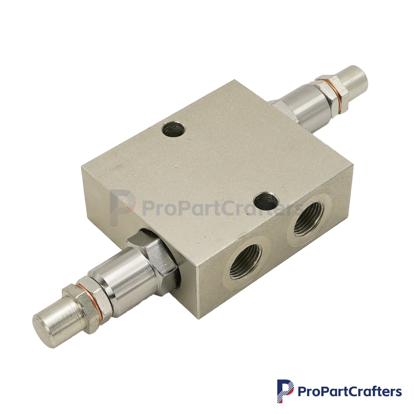 NEW Dual Crossover Hydraulic Relief Cushion Valve 12 GPM Max Flow 3/8” NPT Ports