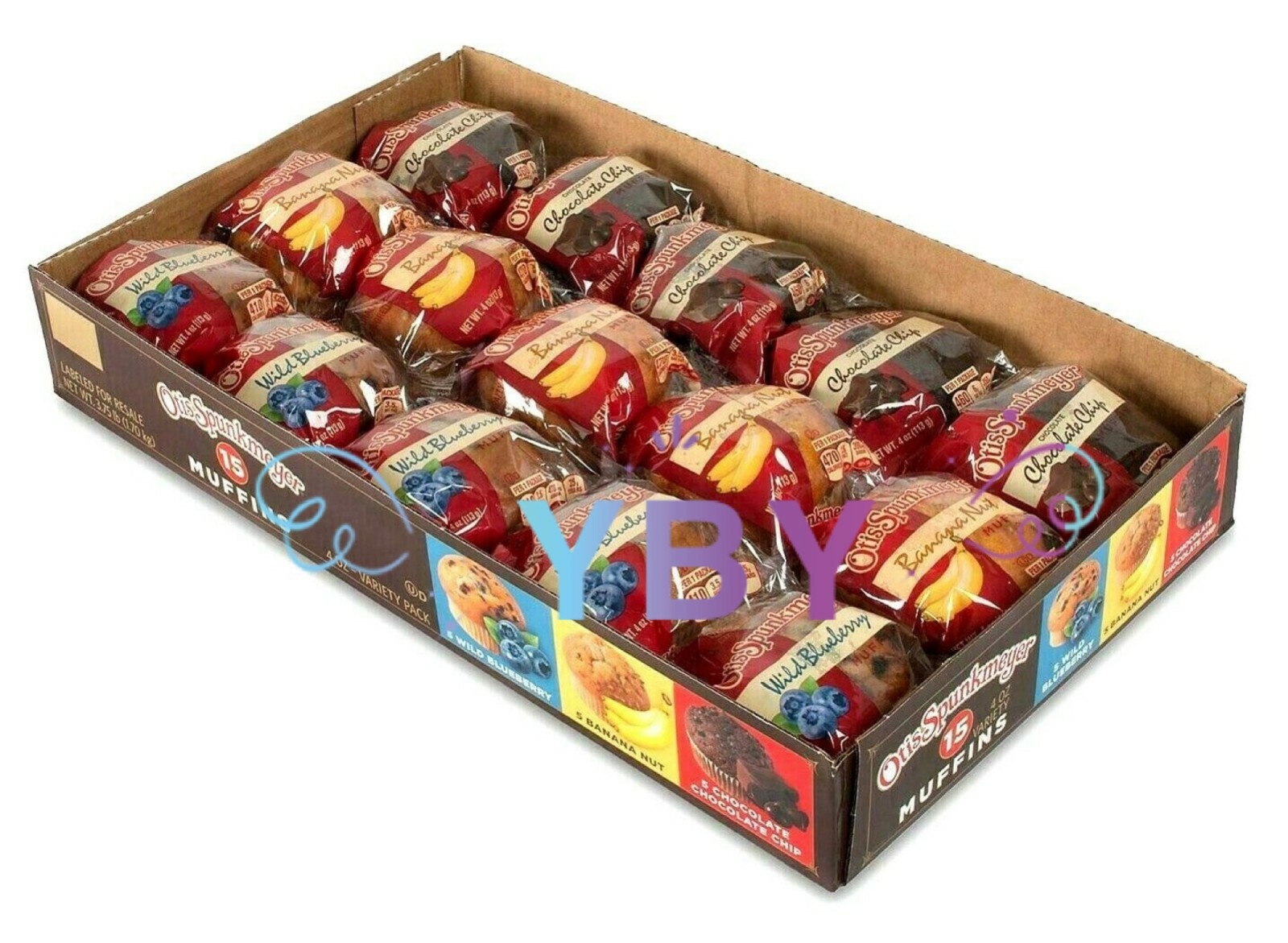 Otis Spunkmeyer Assorted Muffins 15 CT 60 OZ