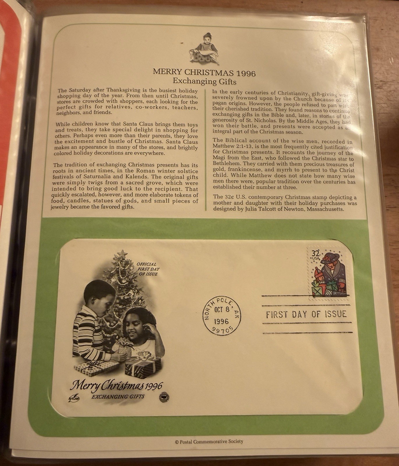 Postal Commemorative Society Binder w/ U.S. First Day Covers 1996-1998 96 Covers