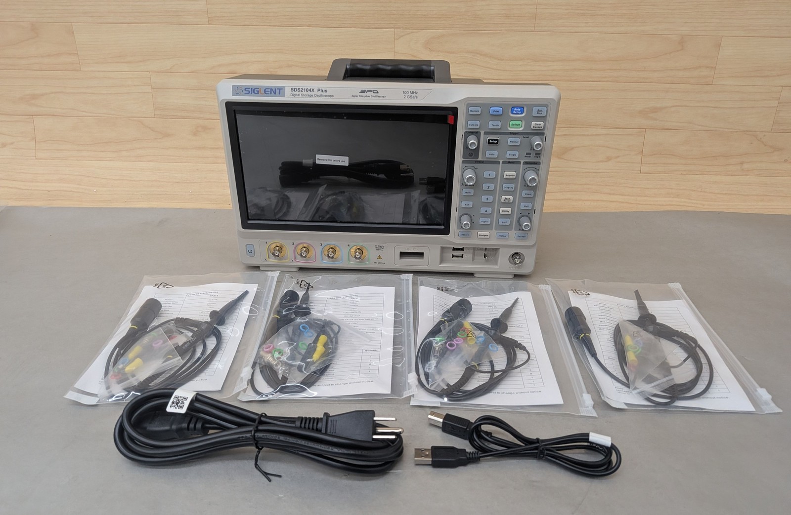 Siglent SDS2104X Plus Digital Storage Oscilloscope - 4CH, 100MHz