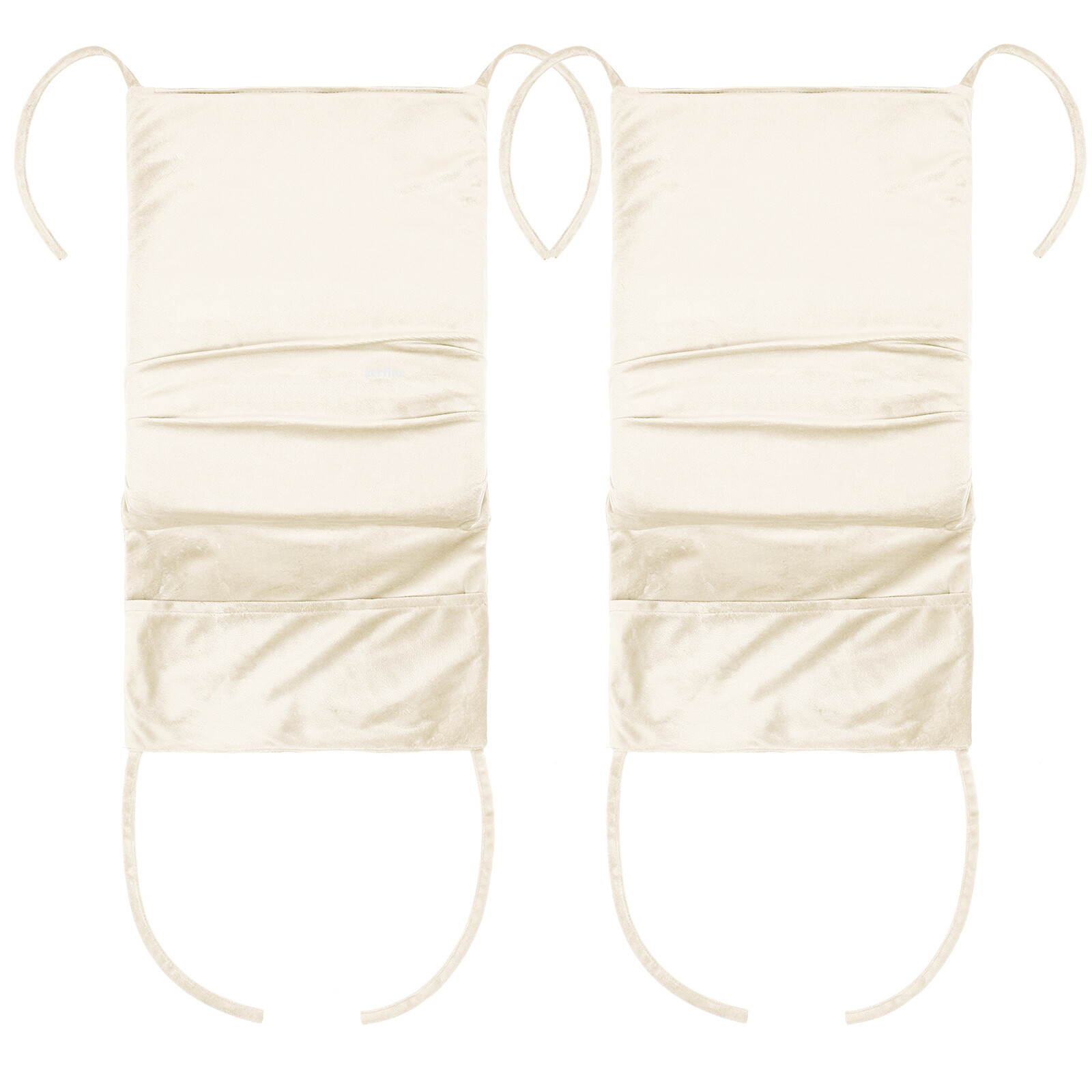 Velvet Glider Rocker Replacement Cushions w/ Storage 5Pcs Back/Seat/Ottoman/Arms