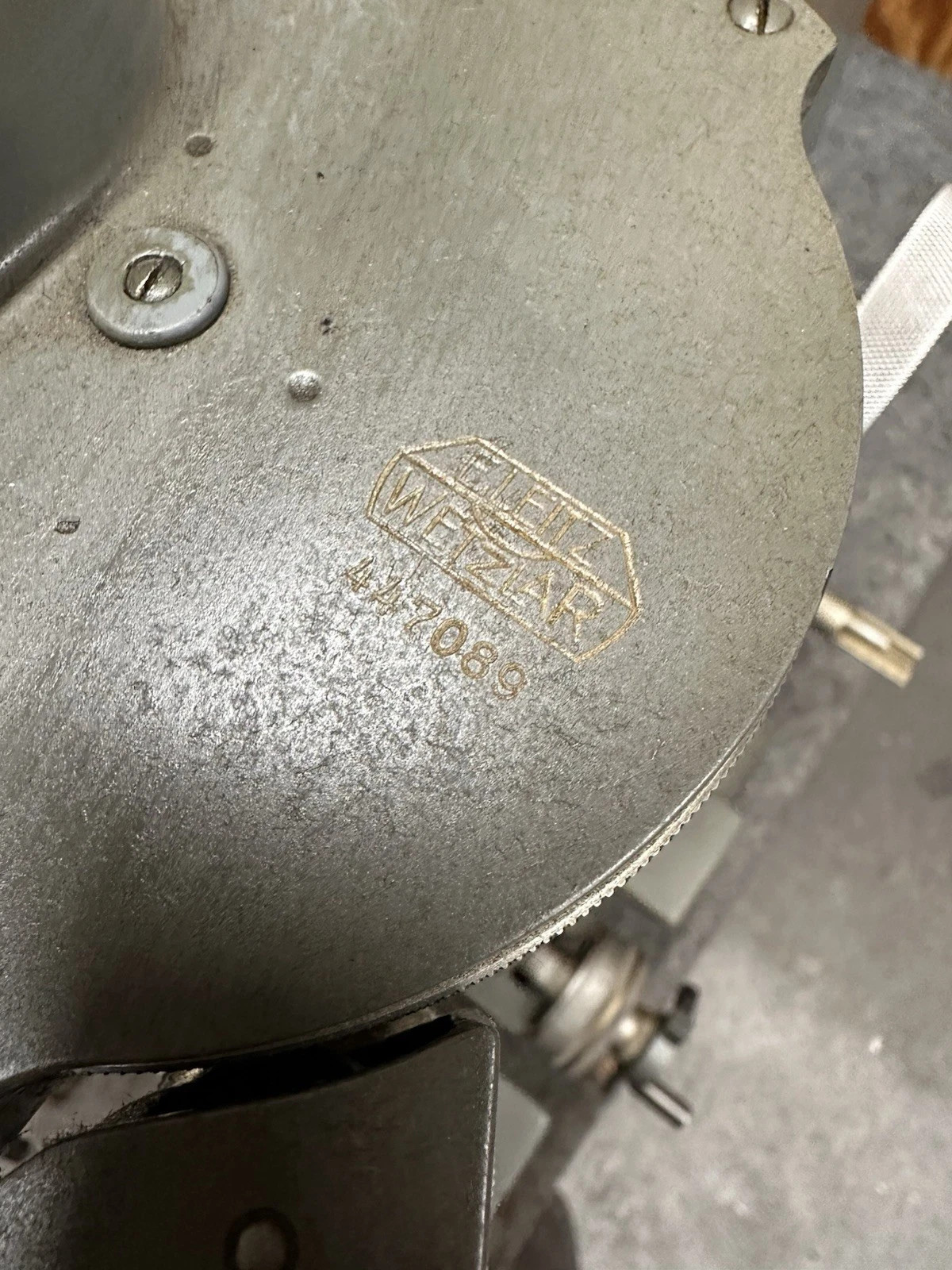 Ernst Leitz Wetzlar 447089 447364 Toolmaker's Microscope Geo Scherr