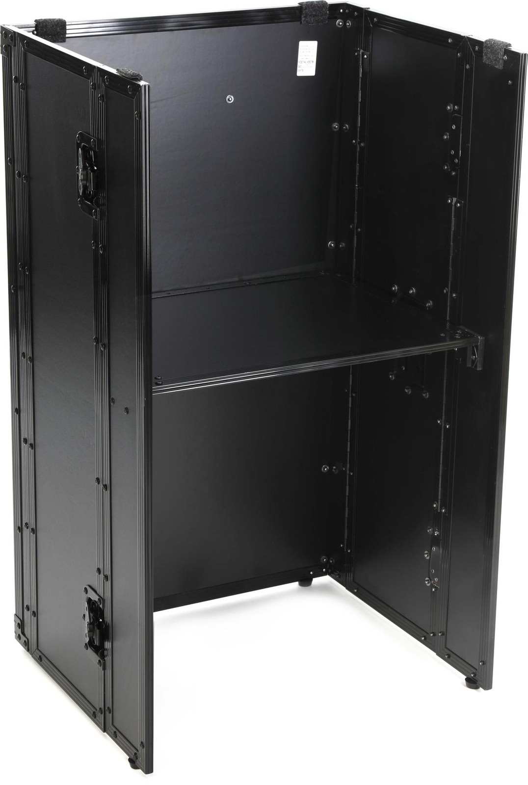 Odyssey FZF2136BL 21 inch Wide x 36 inch Tall Black Label Fold-out DJ Stand