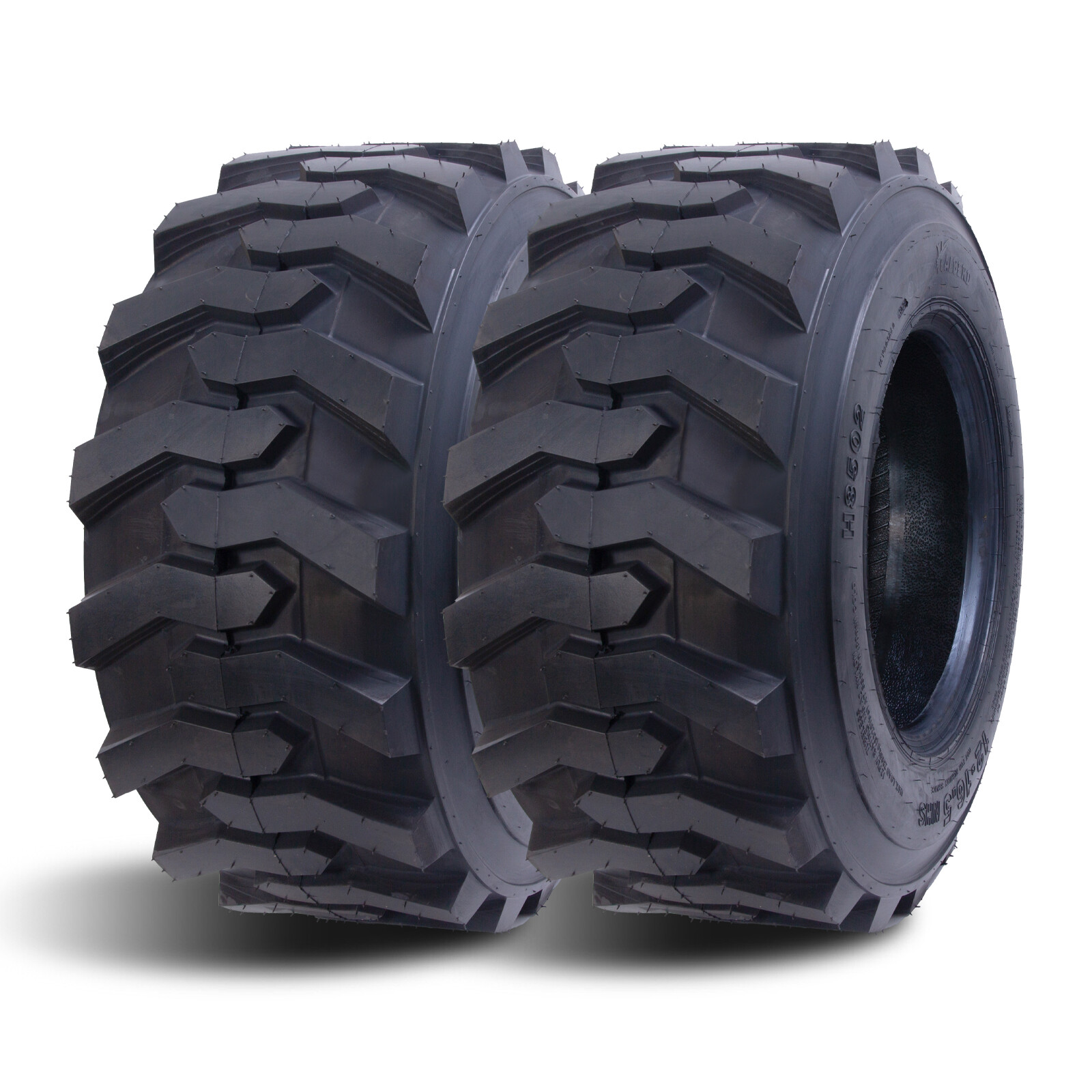 2-Pack 12-16.5 Skid Steer Loader Tires 12PR 12x16.5 SKS Industrial Heavy Duty