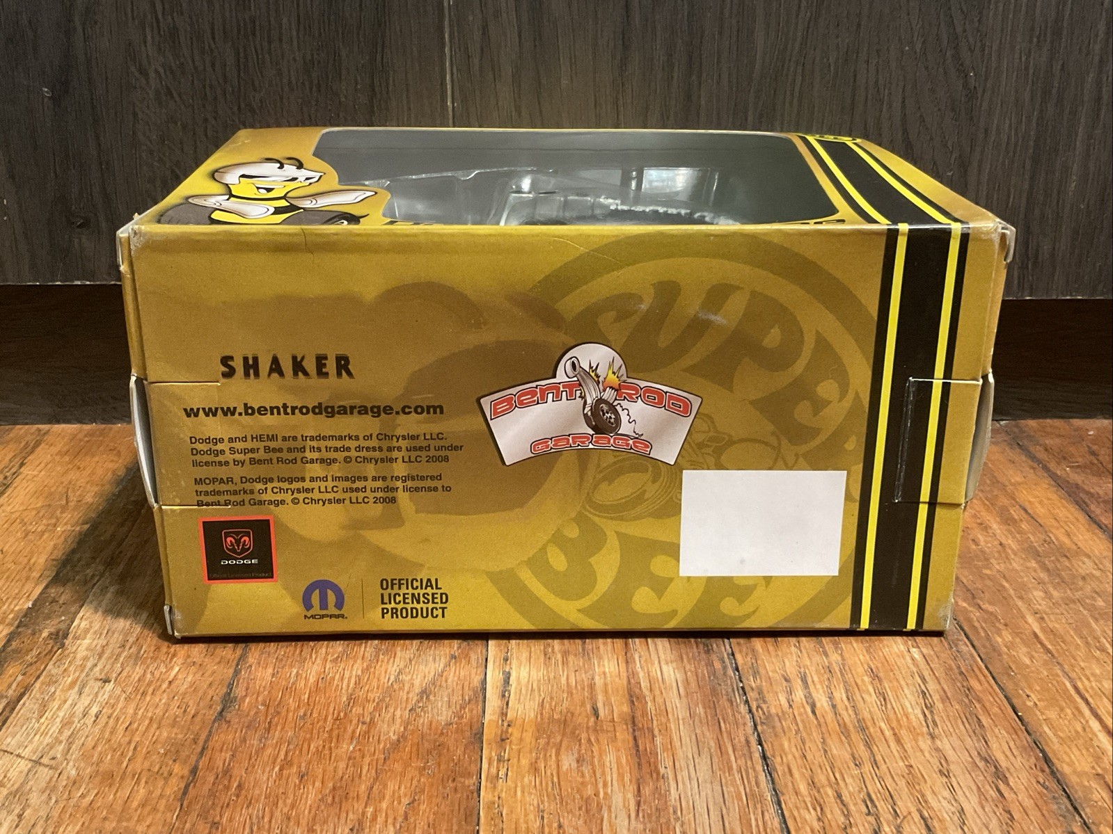 New Dodge Super Bee Bobblehead SUBLIME GREEN Bent Rod Garage Shaker