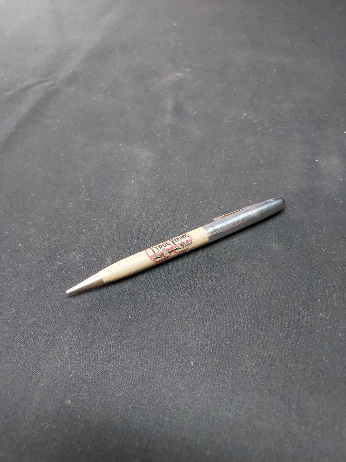 Old Scripto FLYING "A" Tydol Veedol Gas Oil Station Mechanical Pencil Adv.
