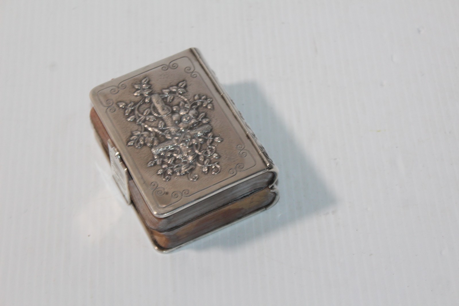 Vtg Sterling Silver .925 Cover Book Of Common Prayer 1892 & Hymns