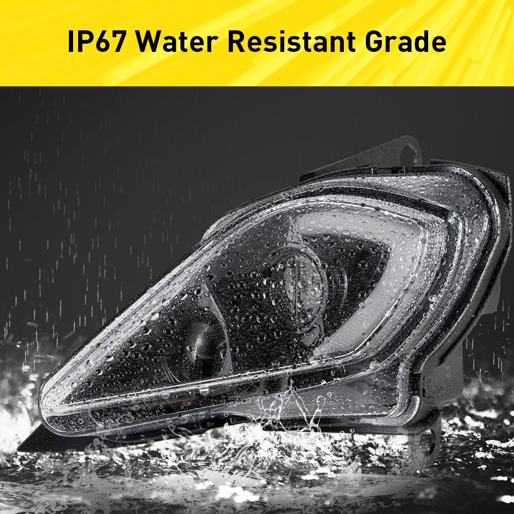 2PCS LED Headlights Set Head Lamps for 2006-2024 YAMAHA YFZ 450 RAPTOR 700 700R