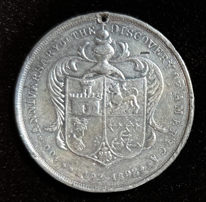 1492-1892 Discovery of America Christopher Columbus Bust So-Called Dollar HK-231