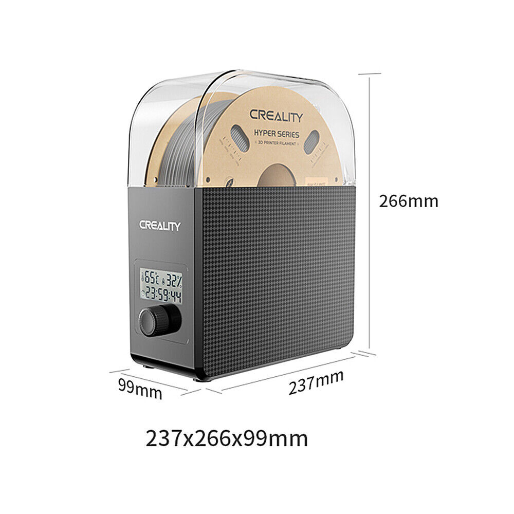 Filament Dryer Box 2.0 - 360° Hot Heating for 1.75mm and 2.85mm Filament K2U2