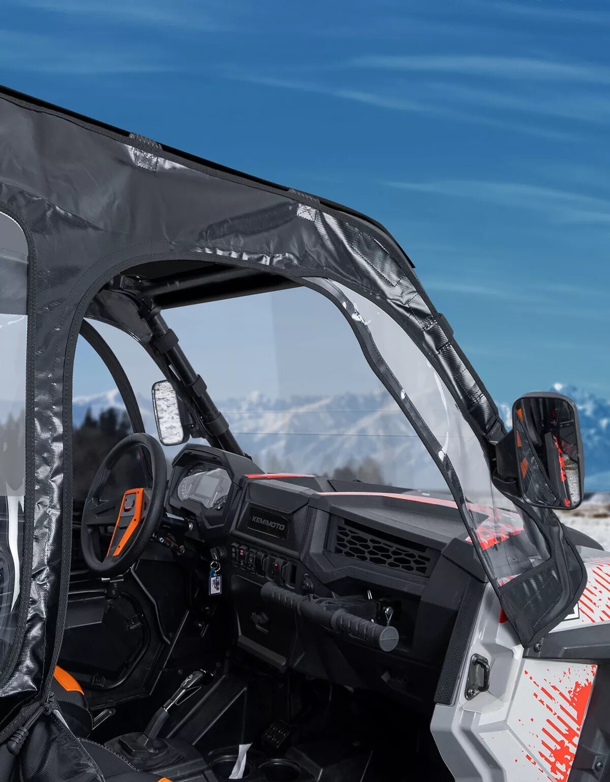 UTV Soft Upper Door Cab Enclosure Set for 2014-2023 Polaris RZR XP 1000 / Turbo