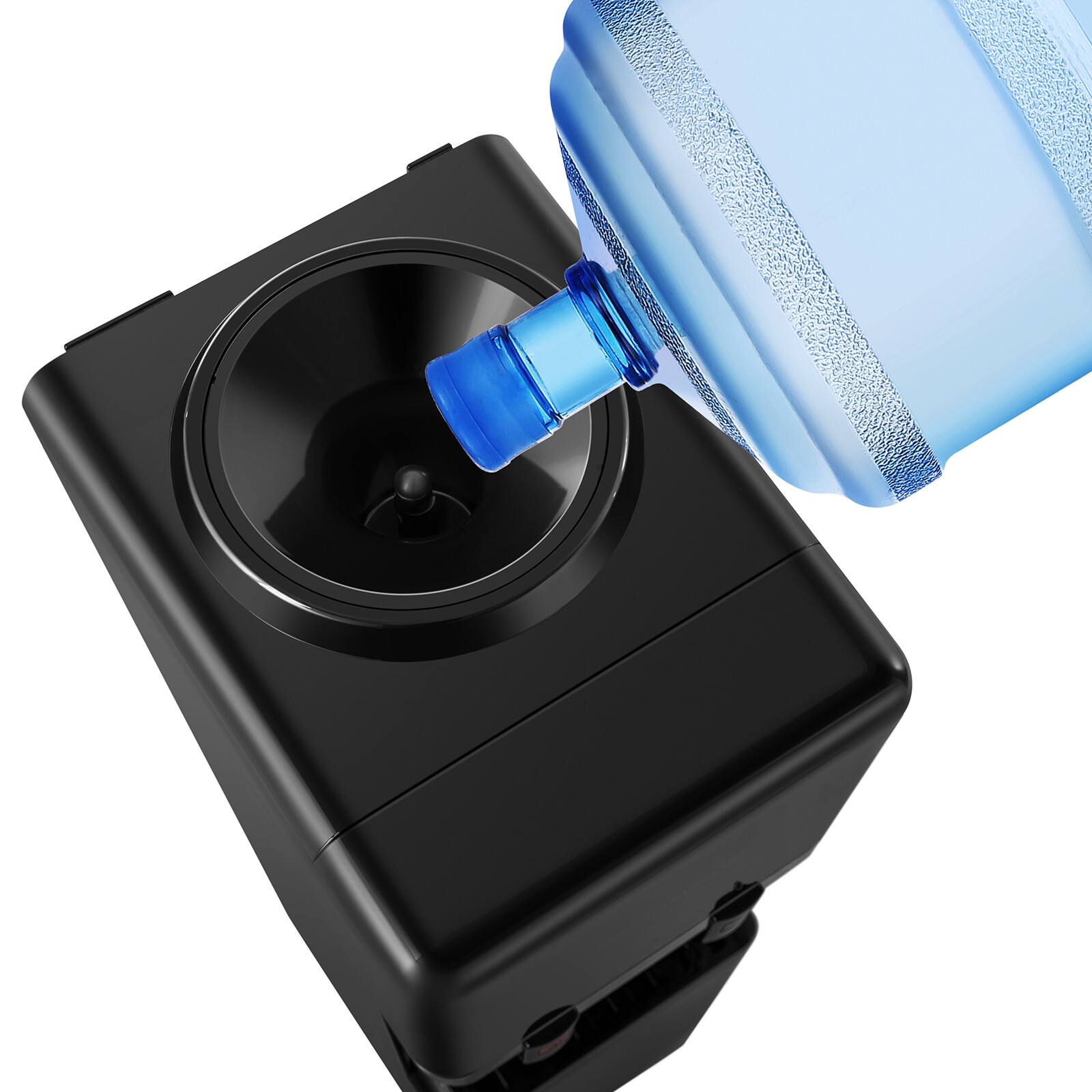 Top Loading Hot/Cold Water Cooler Dispenser Compressor Refrigeration w/ Freezer