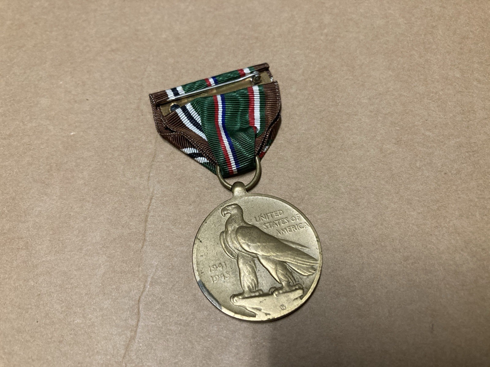 Original WW2 European African Middle Eastern Campaign Medal Award WWII Ribbon