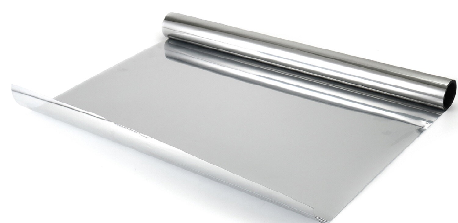 Intersolar® Silv05 Window Film One Way Mirror Silver 5 (Very Dark) Free shipping