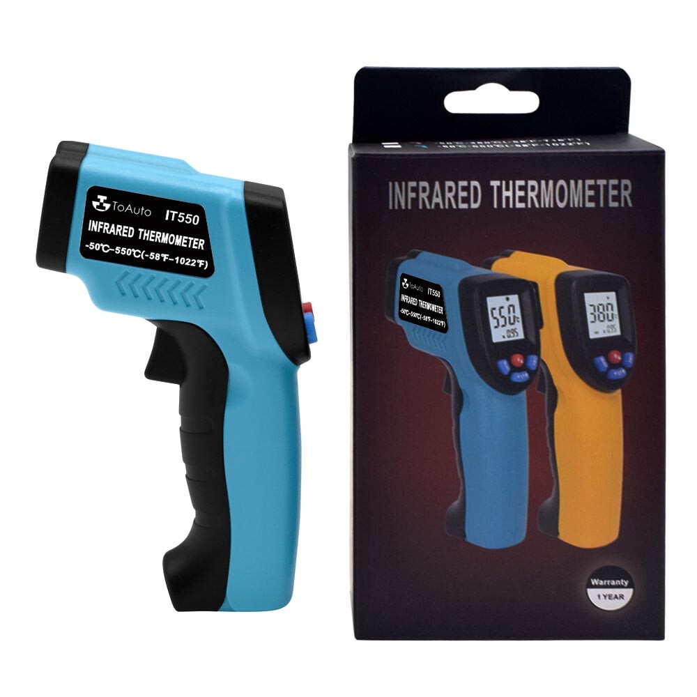 Industrial Infrared Thermometer IR Digital LCD Temperature Gun Laser Pyrometer