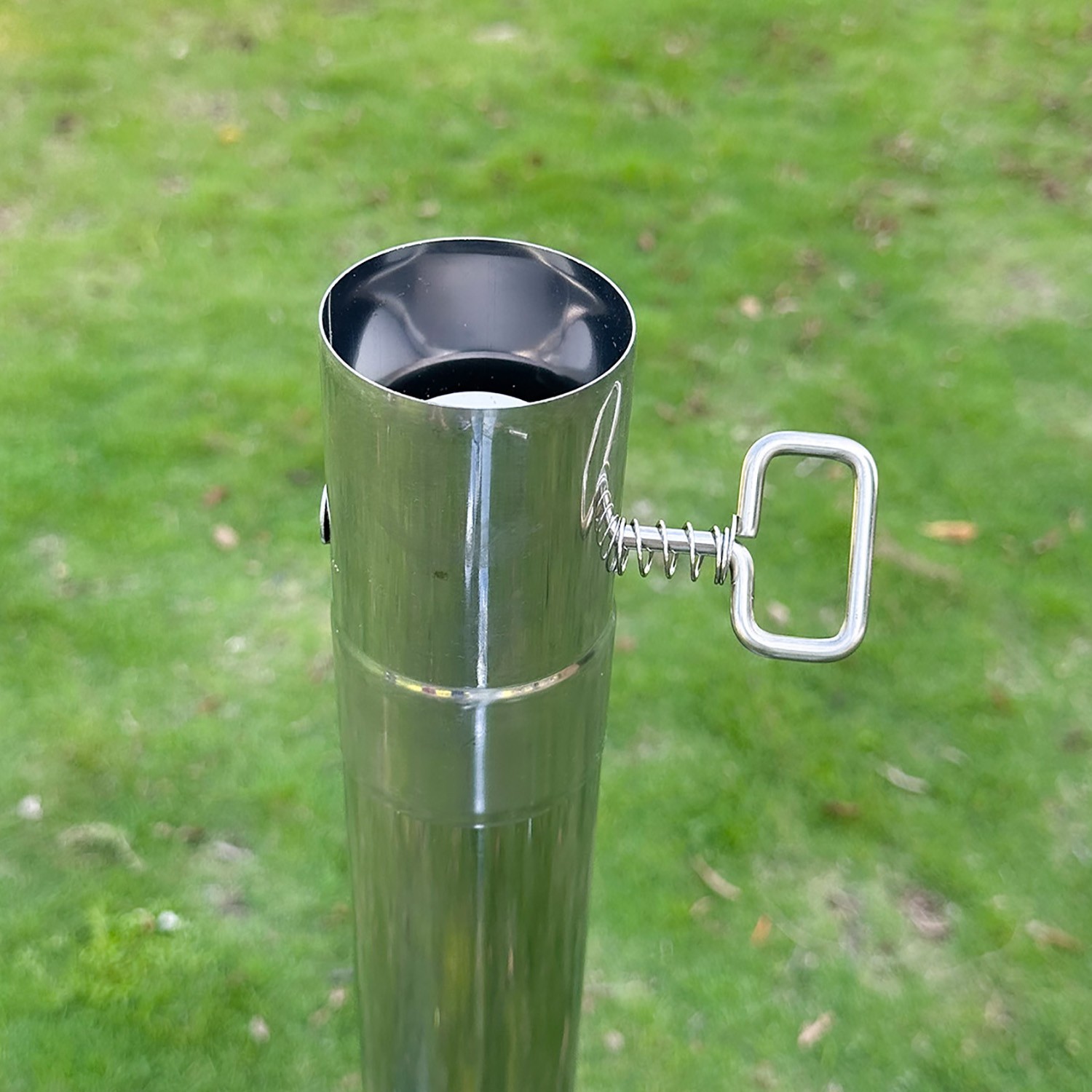 Stove Pipe with Damper 2.36" Stainless Steel Air Valve Chimney Flue for Stove