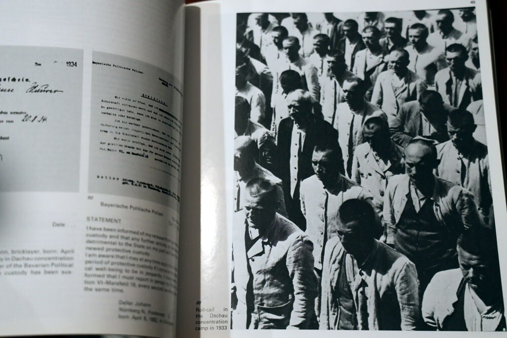 CONCENTRATION CAMP DACHAU 1933-1945 Holocaust WWII 1978 Paperback Museum Catalog
