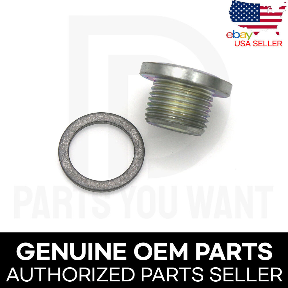 GENUINE OEM Toyota Lexus ATM Transmission Drain Plug 90341-18016 + Gasket [SET]