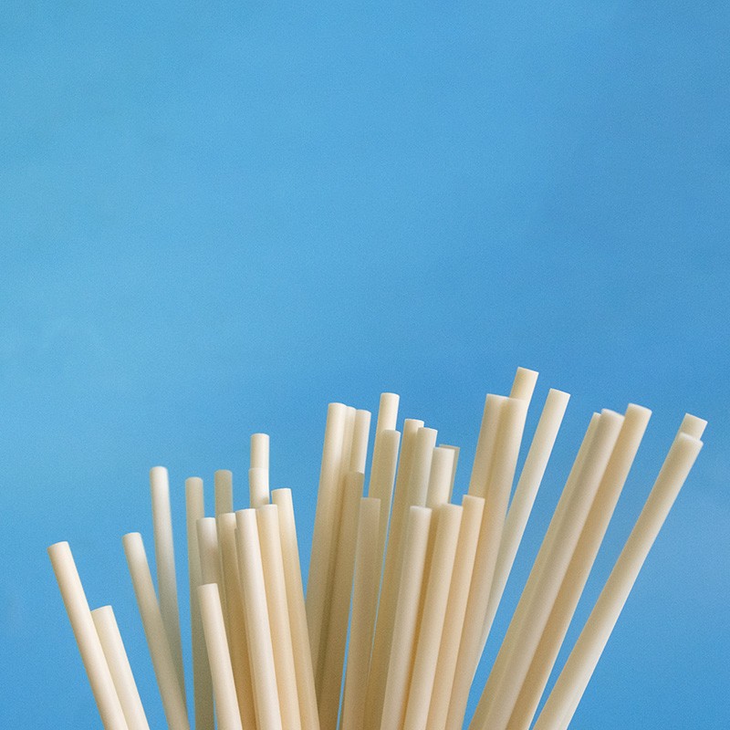 Solid Alumina Ceramic Rod High-Temp Resistant Thermal Conductivity Round Bar