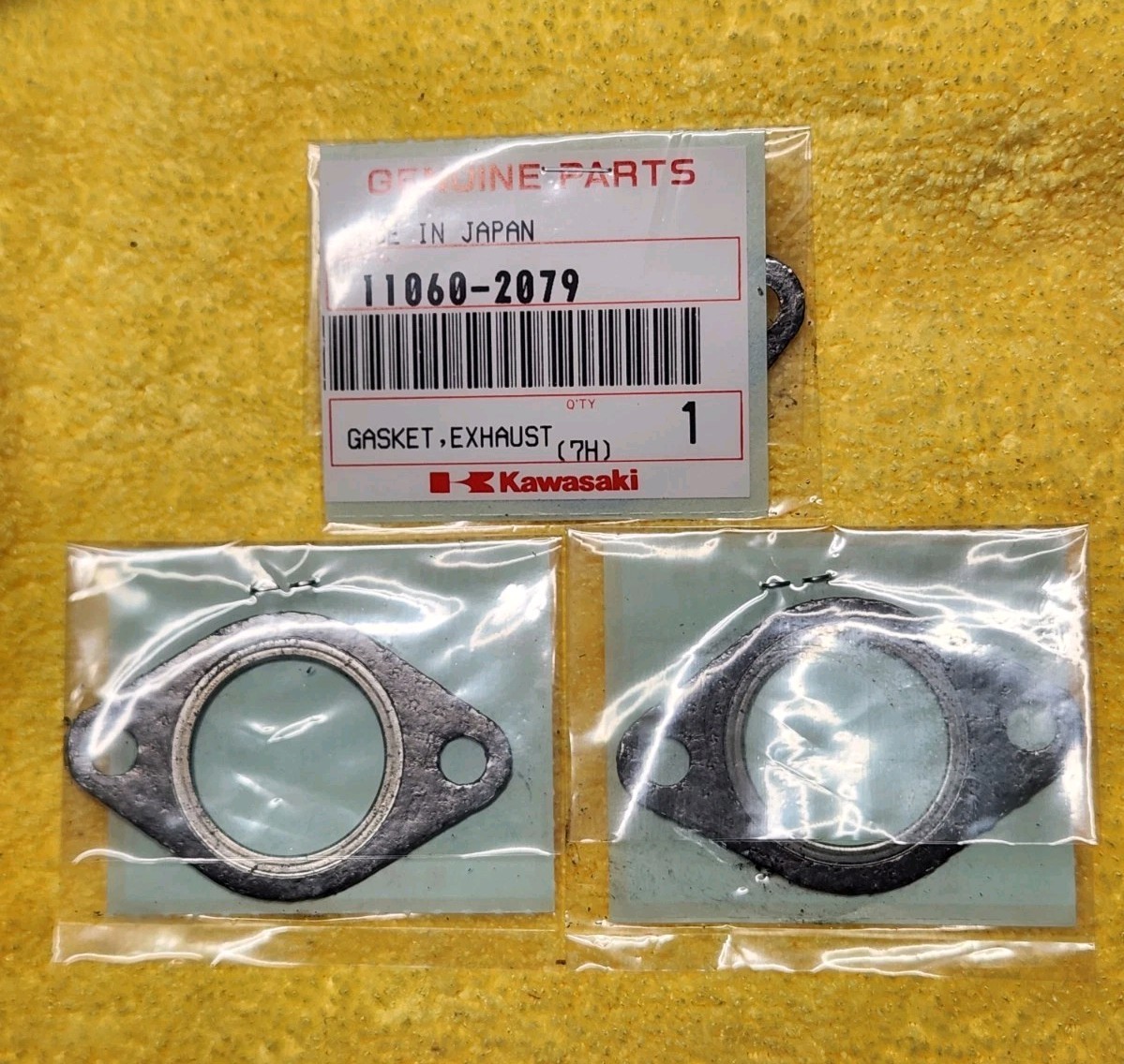 Genuine Kawasaki 11060-2079 Exhaust Pipe Gasket NEW NOS