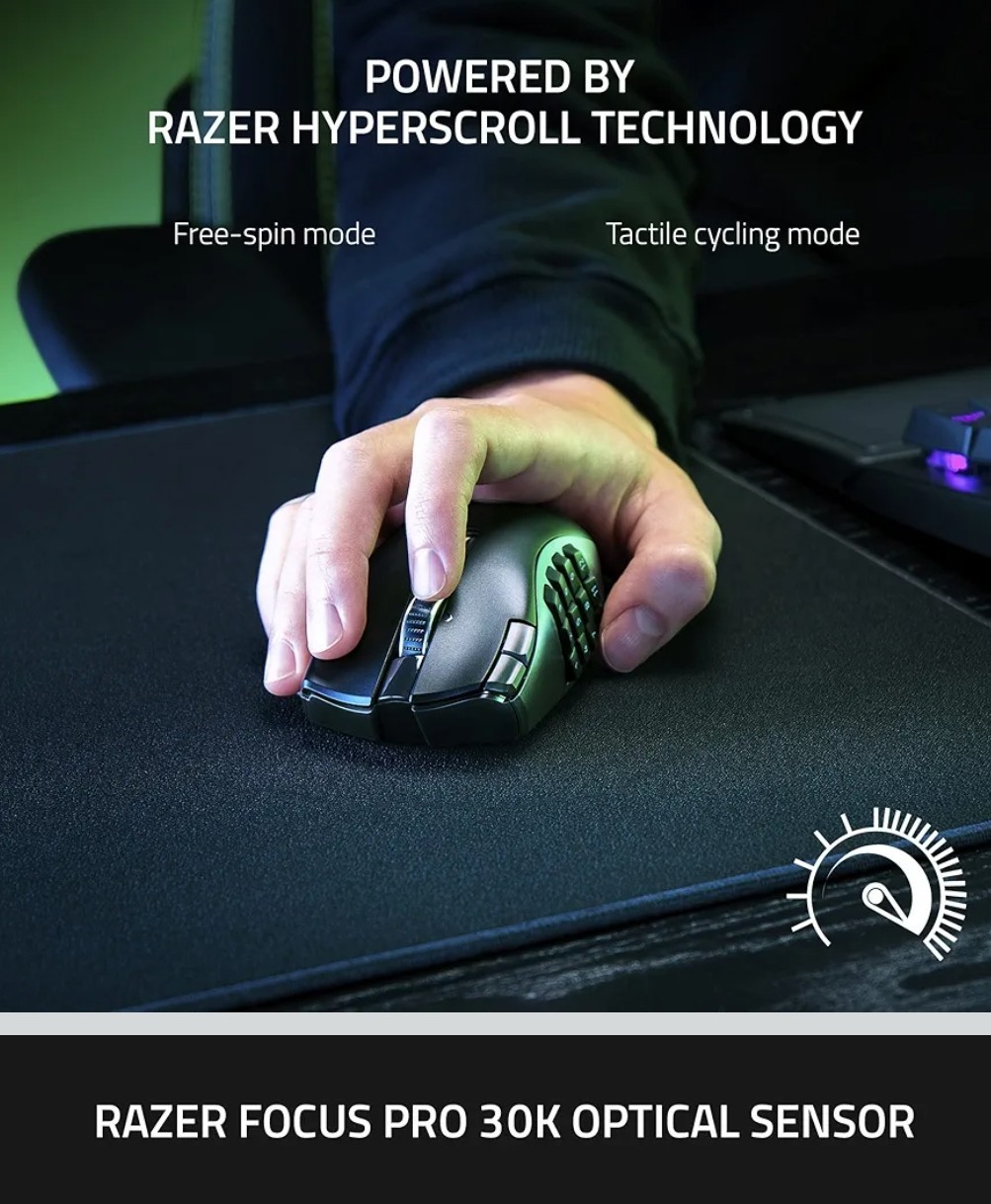 Razer Naga V2 Pro Wireless Gaming Mouse