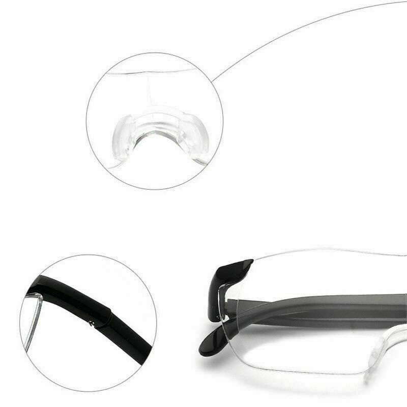 Big Vision Eye Glasses 1.6X Magnifying Eyewear Make Everything Bigger Clearer