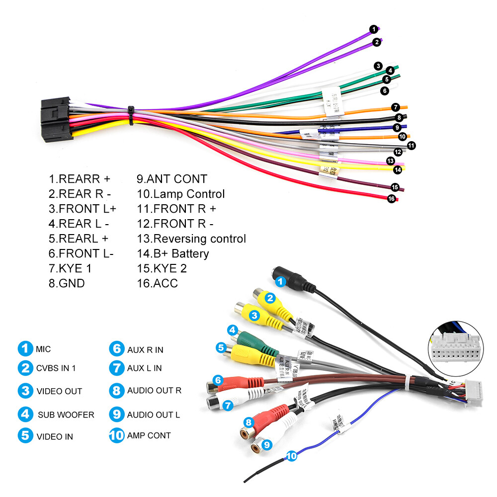 10.1" Inch Car Radio 2 Din Android 13 GPS Stereo Navi MP5 Player WiFi Quad Core