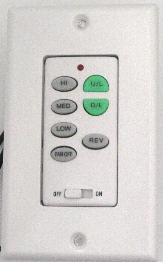 UC-9051T Ceiling Fan Remote Wall Control Dual Light Regency 2WWCD Fanimation C23