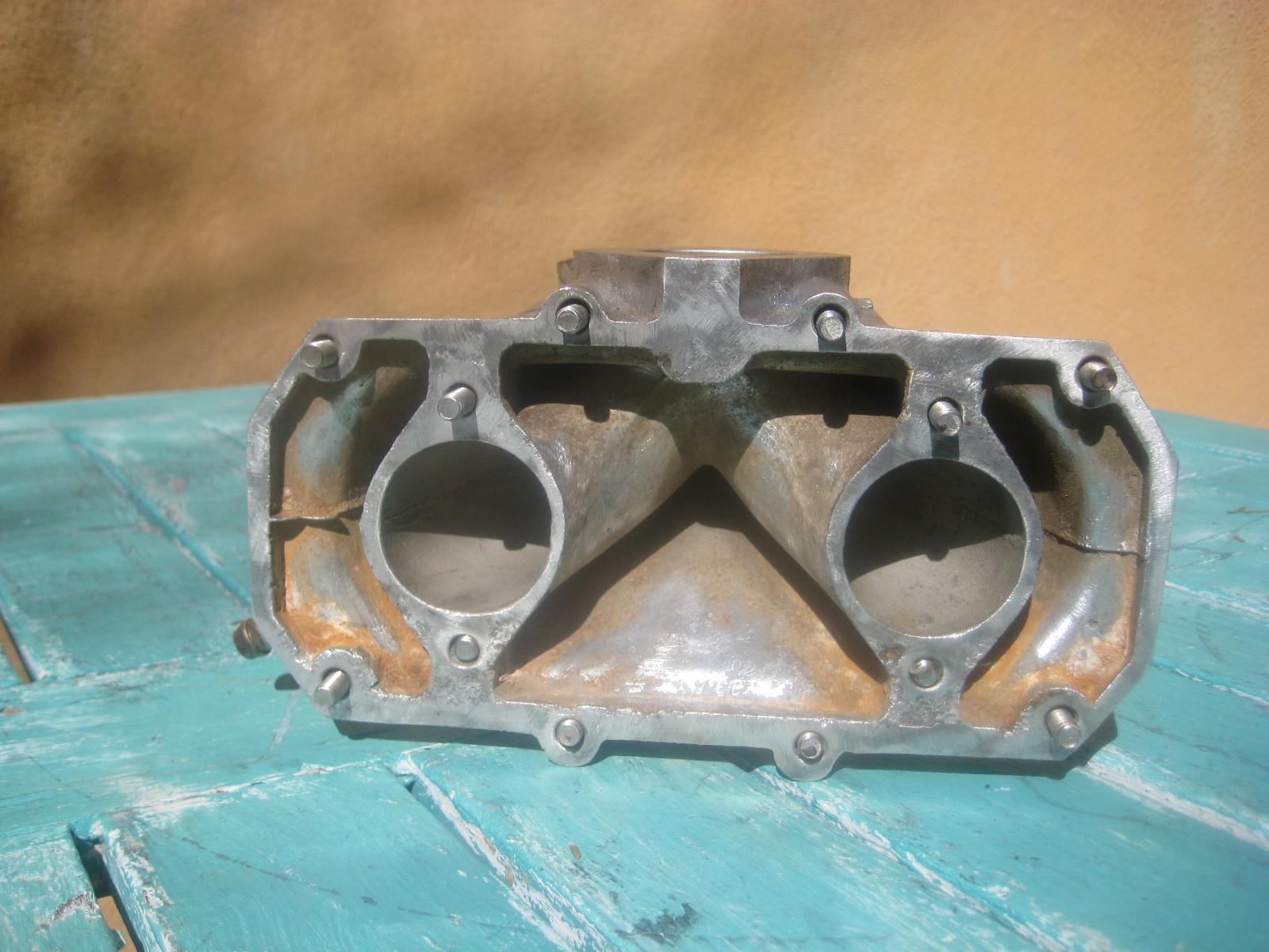 L-S Kawasaki 440 550 JS SX Hi Performance Old School Exhaust Manifold W/Bolt Kit