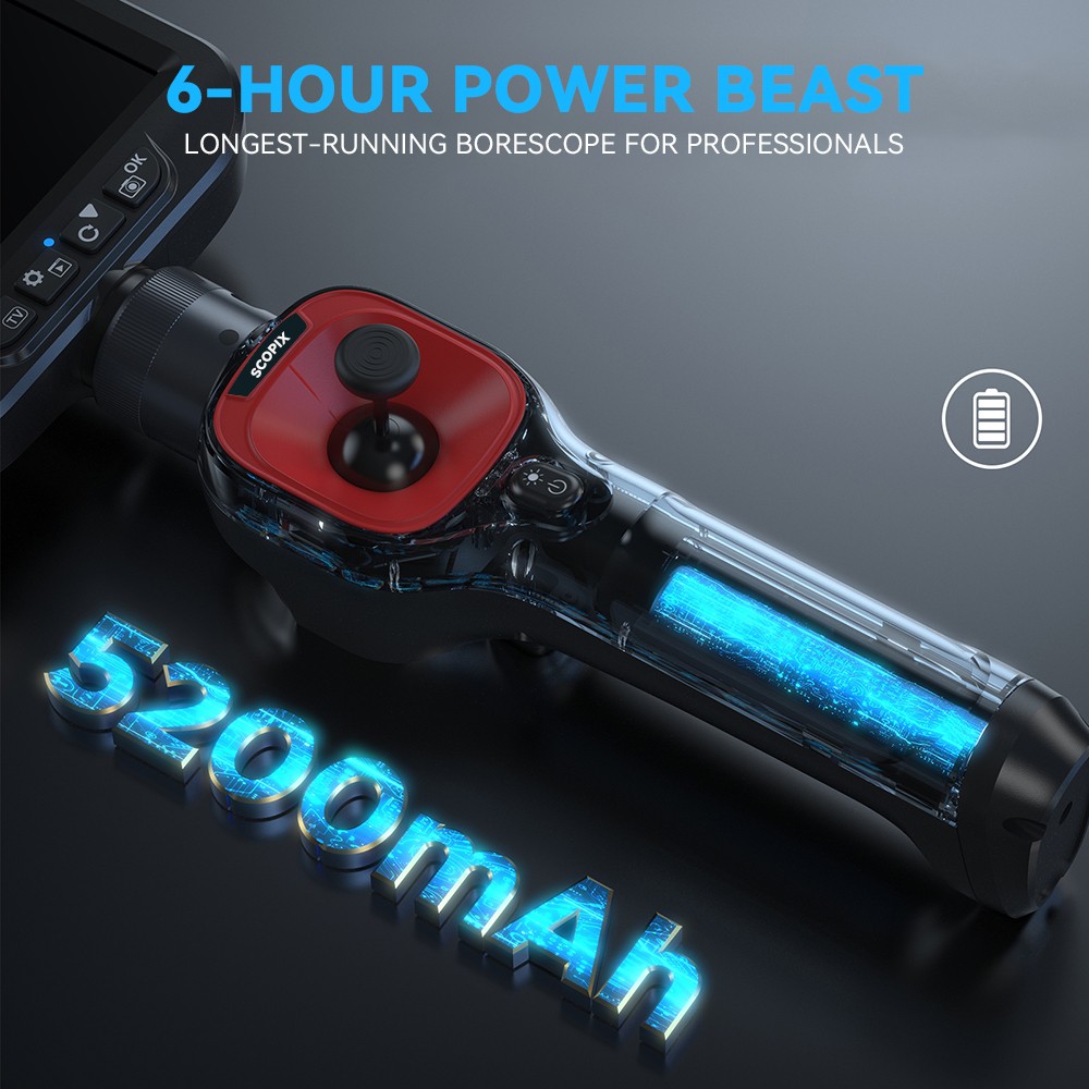 SALE! 4-Way 720° Articulating Borescope Industrial Endoscope Inspection Camera