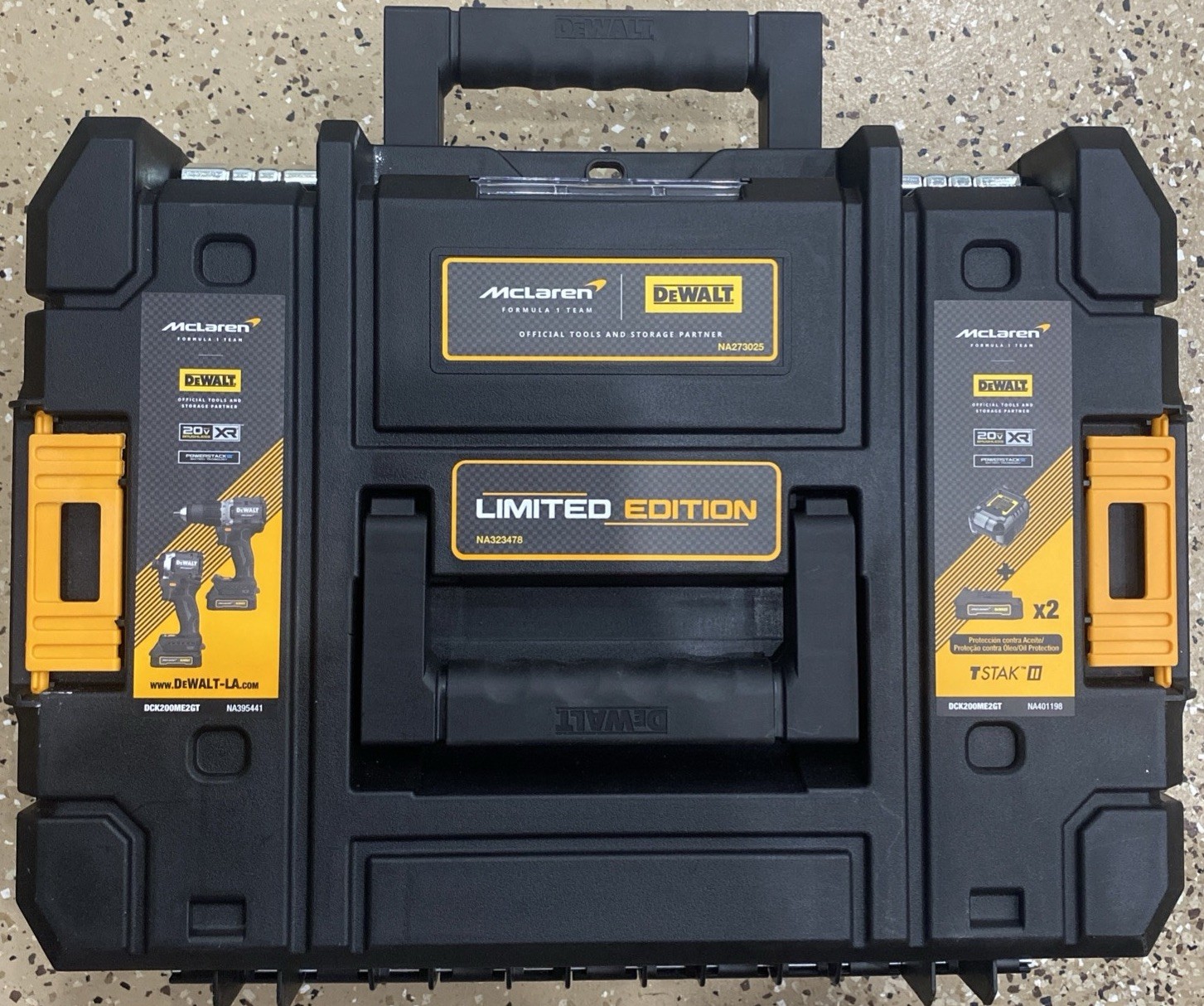 DEWALT McLaren F1 Team Limited Edition DCK200ME2GT 20 V XR Brushless Twin set