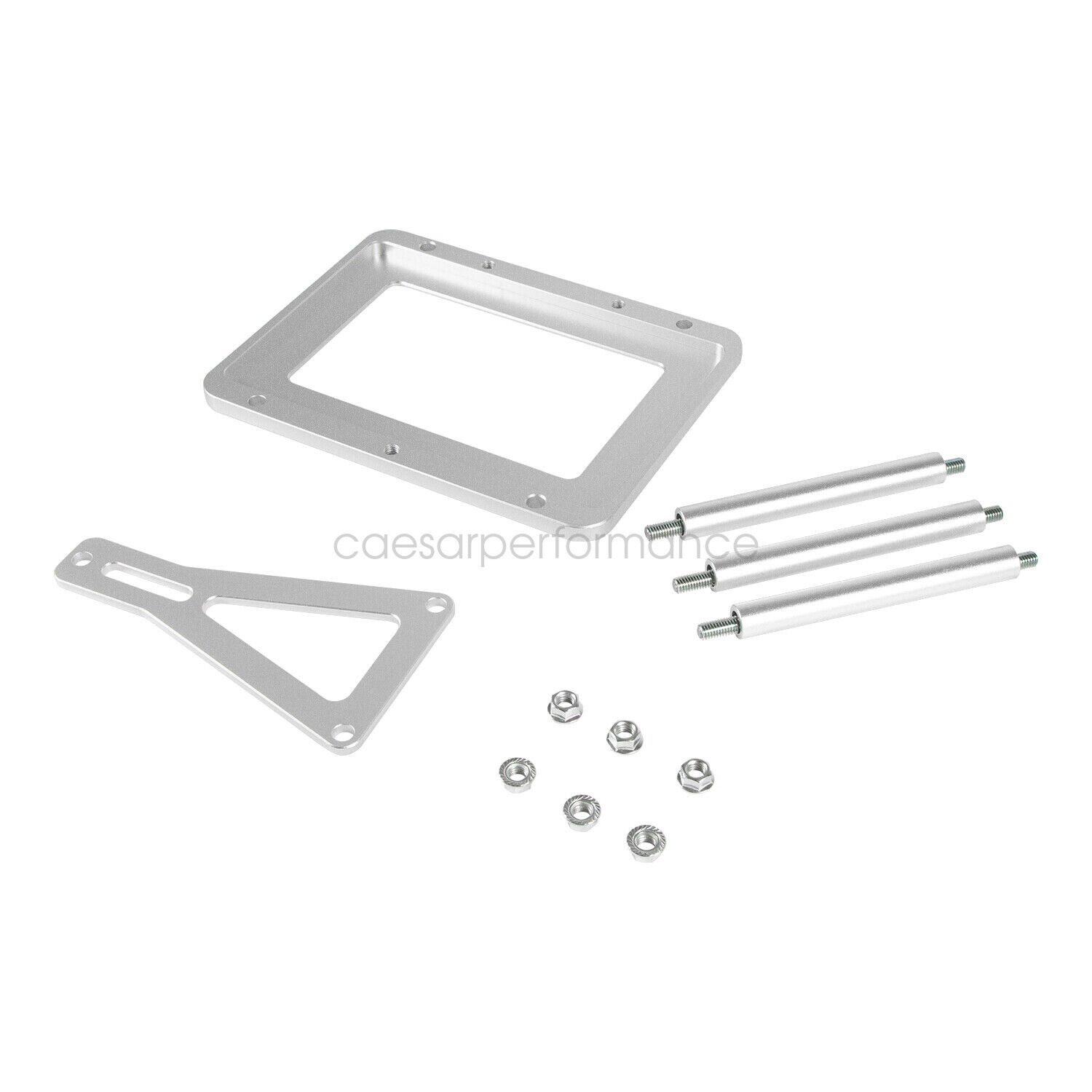 Universal Billet Battery Tray Hold Down Trunk Relocation Box 551181