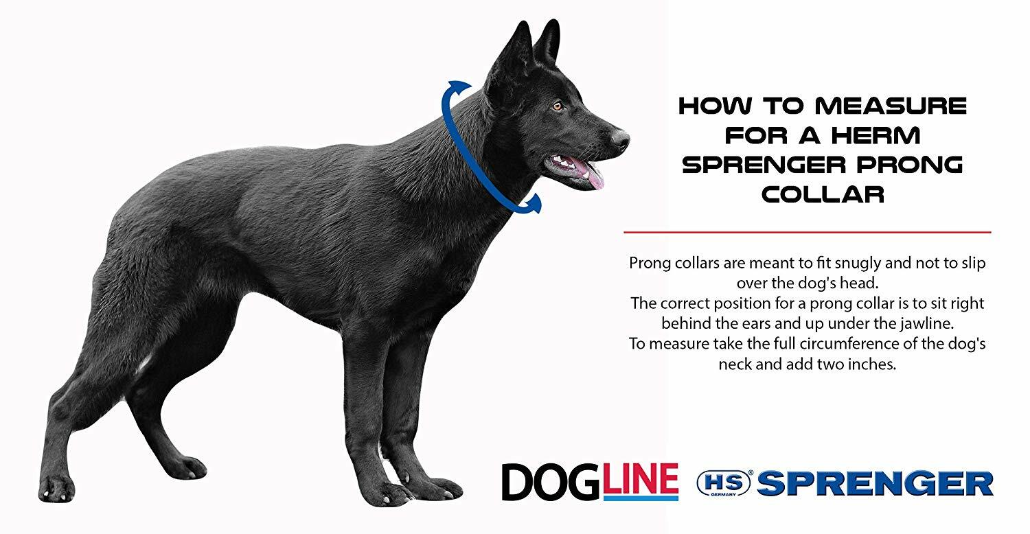 Herm Sprenger Ultra Stainless Steel Prong / Pinch Dog Training Collar ALL SIZES