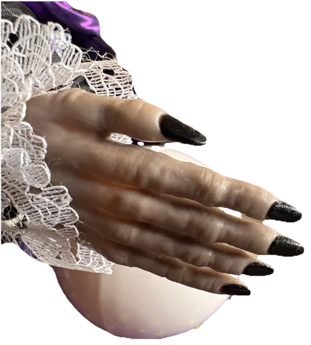 Gemmy Halloween Large Fortune Teller Witch Animated Electric Talks Hands Move26"