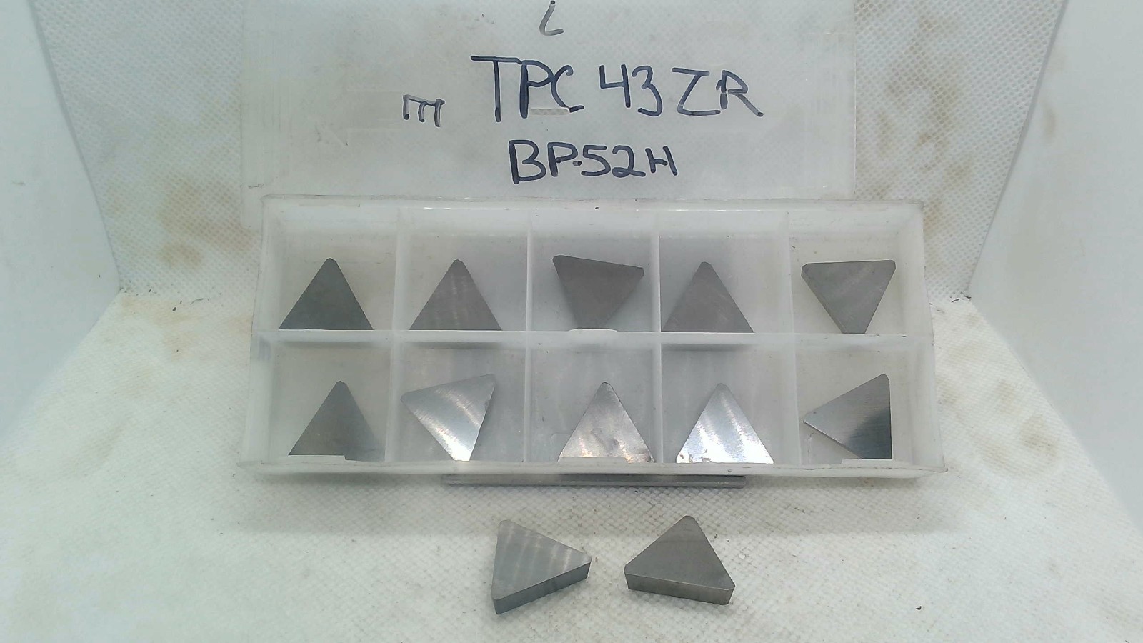 (12 Inserts) TPC43 ZR BP52H Carbide milling insert