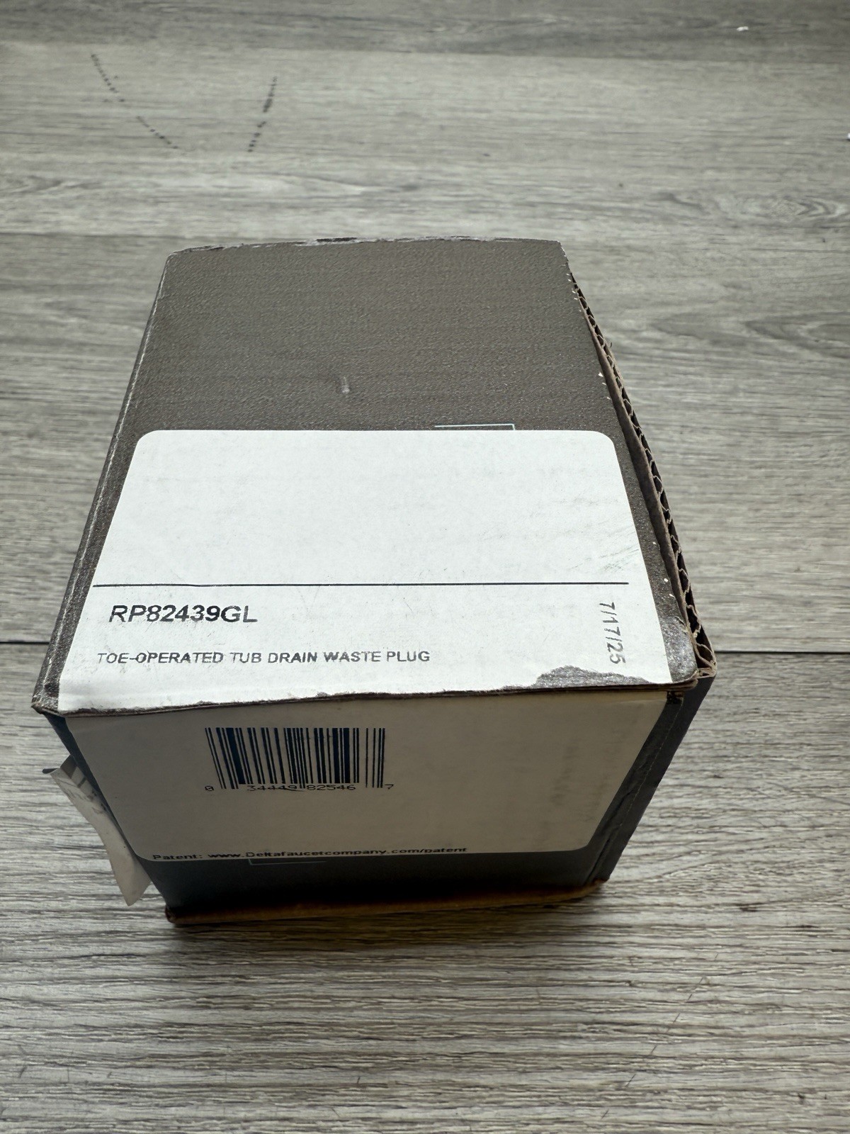 Brizo RP82439GL Toe-Operated Waste Plug, Luxe Gold