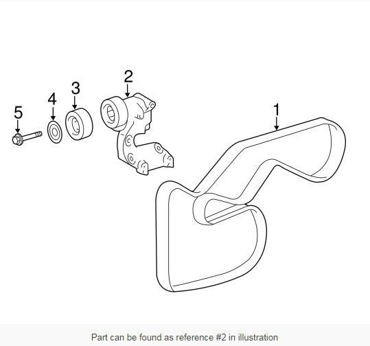 GENUINE TOYOTA AVALON CAMRY SIENNA ES350 RX350 DRIVE BELT TENSIONER 16620-31040