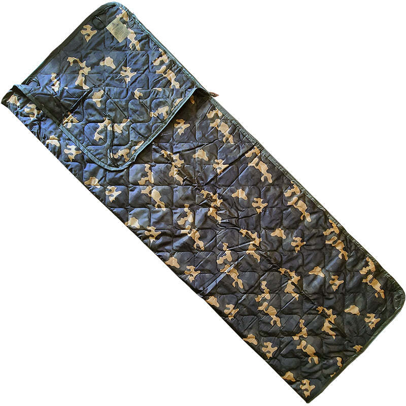 Military Style All Weather Poncho Liner Woobie Blanket Camo Sleeping Bag