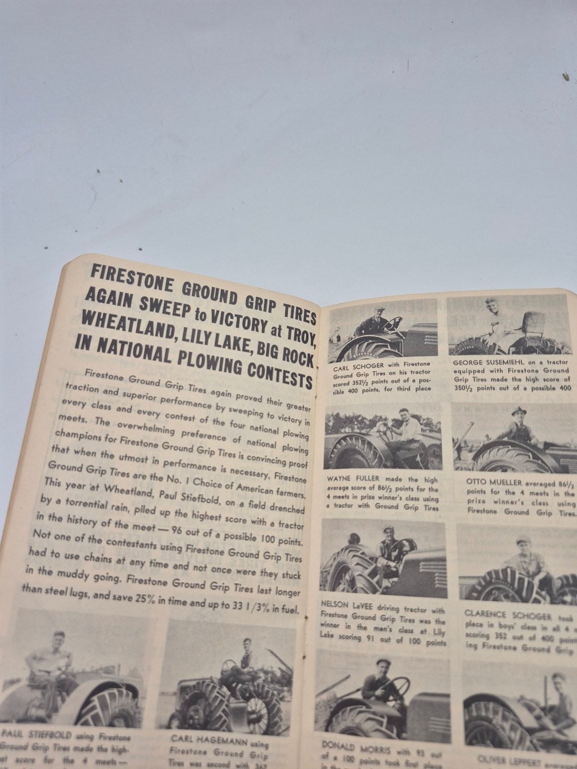 Firestone Farm Guide Book Vintage 1939-1940 Agricultural Record