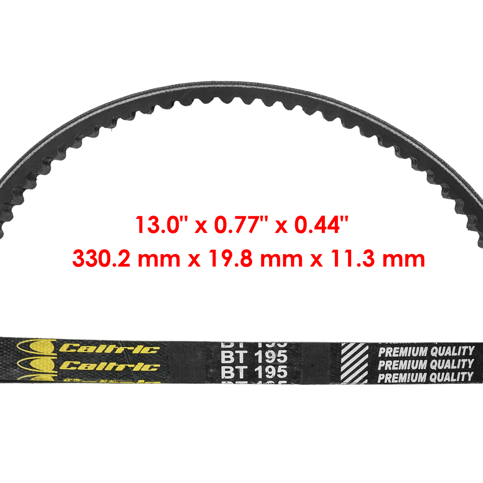 Caltric Drive Clutch Belt For Polaris RZR 200 2021-2024 3050270