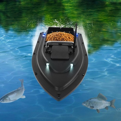 RC Fishing Bait Boat with GPS Dual Motors Fish Finder with Night Light Signal US