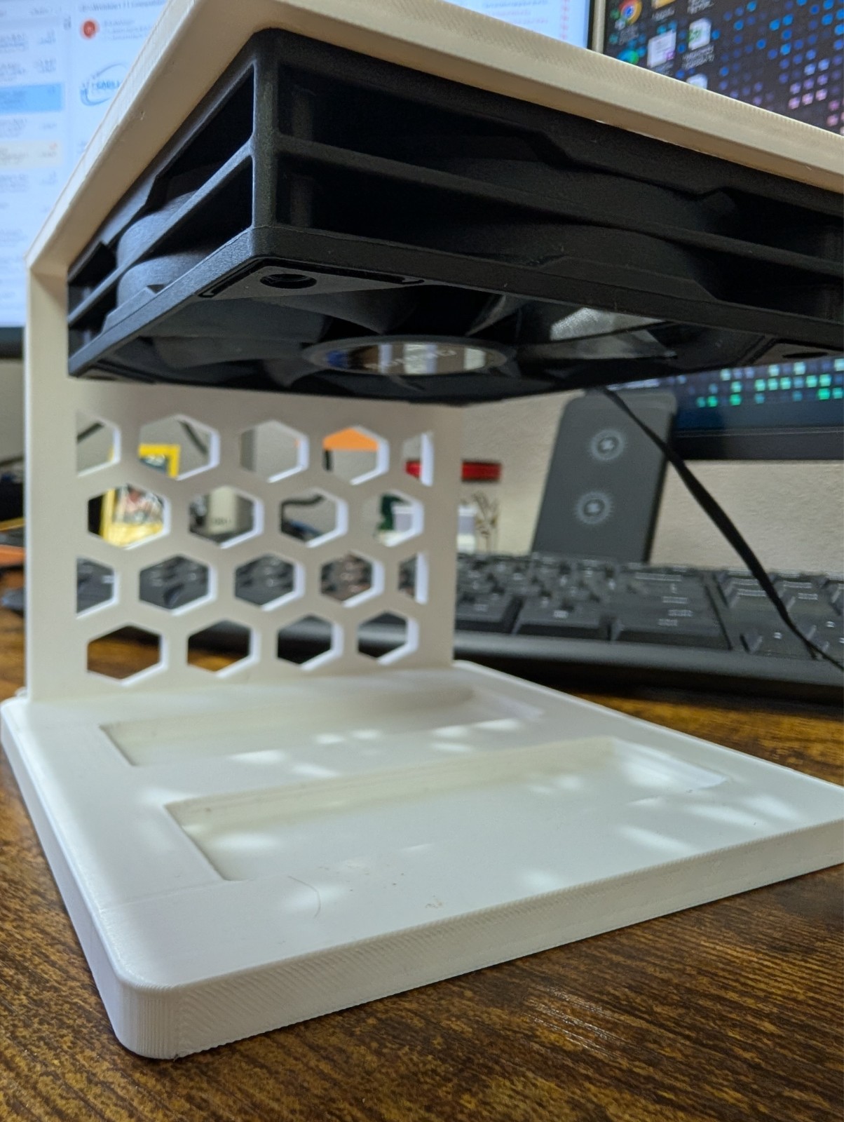 Avalon nano 3 & 3s - 3D Printed Cooling Base for PSU - 120mm Fan Mount