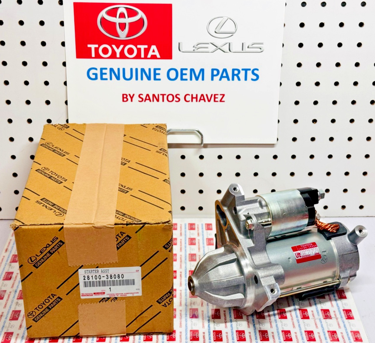 2007-22 Tundra,Sequoia,Land Cruiser 5.7L V8 Starter GENUINE OEM PART 28100-38080