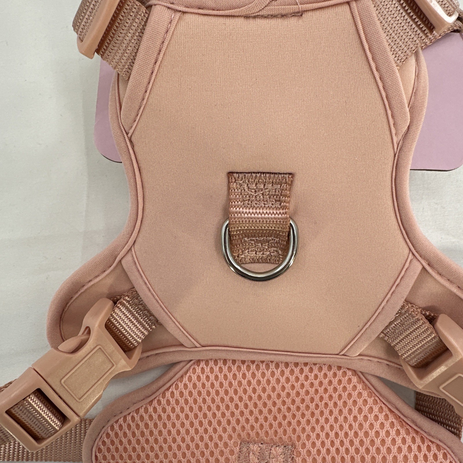 Doghaus Dog Harness LARGE (33-55lb) Salmon Pink Neoprene Mesh Adjustable Durable