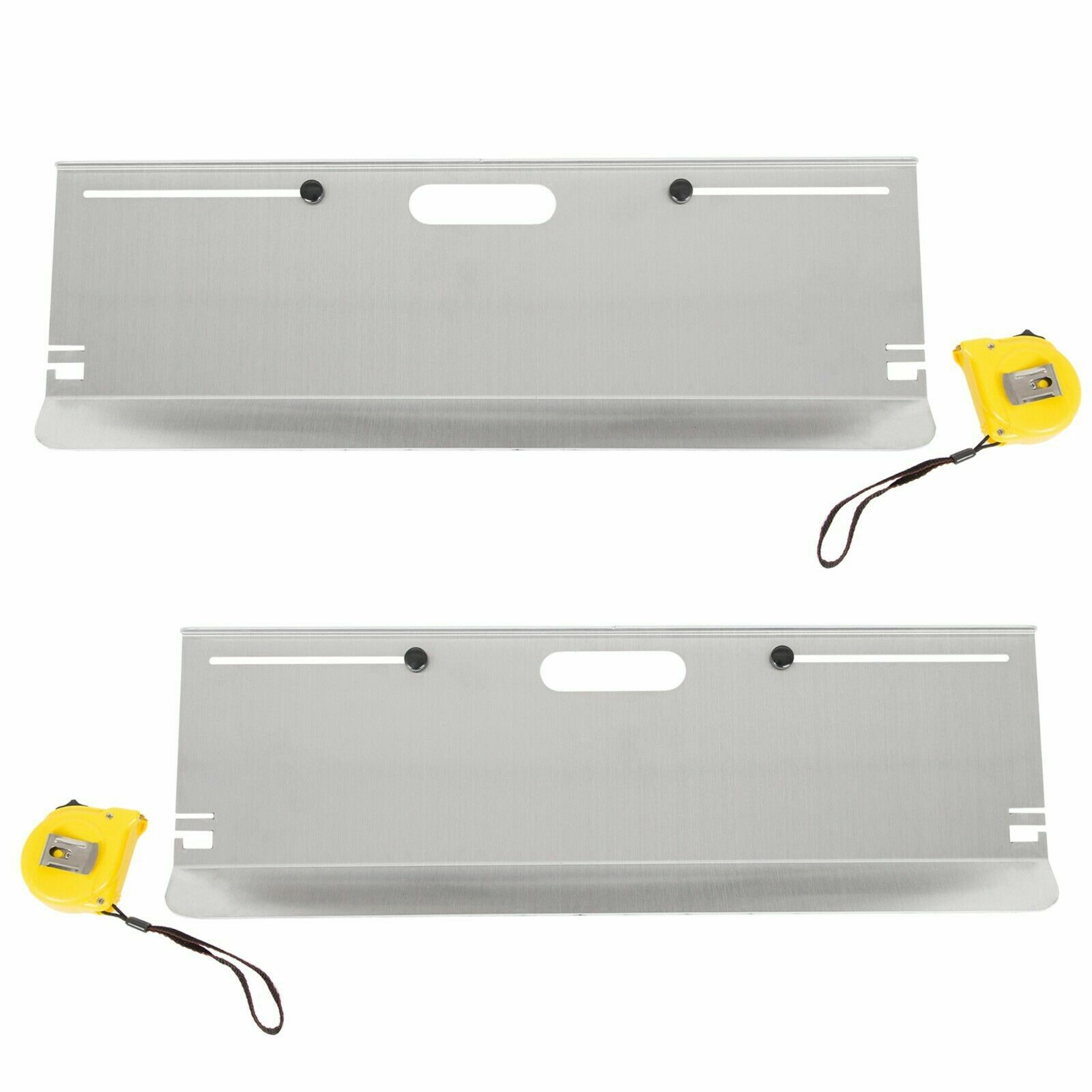 Wheel Alignment Tool System Toe Plates Accurate Measurements w/ 2 Tape Measures