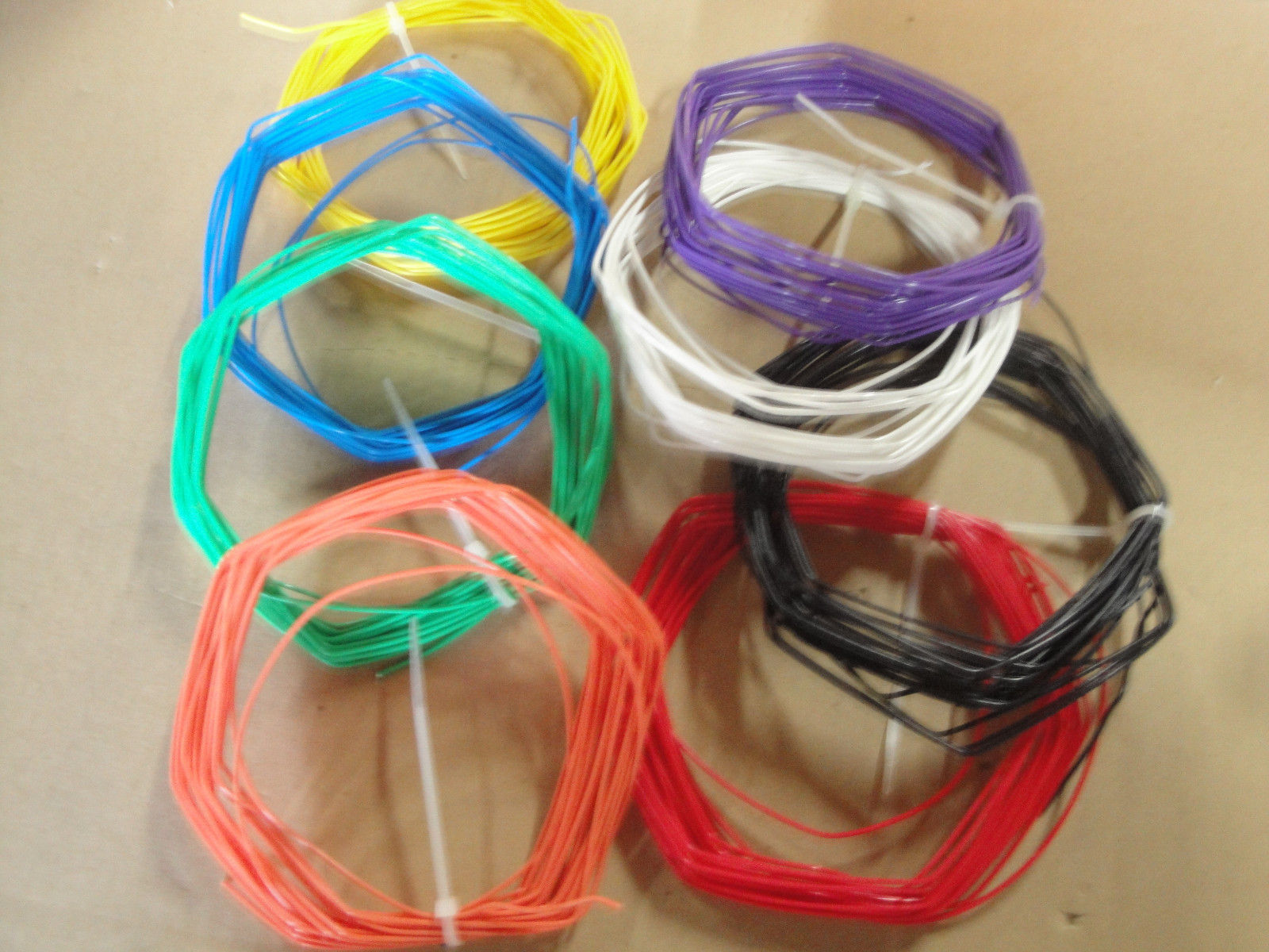 200 ft 8 X 25Ft 20 Awg Solid Core Silver Plated Teflon Wire Audio Tube Amplifier