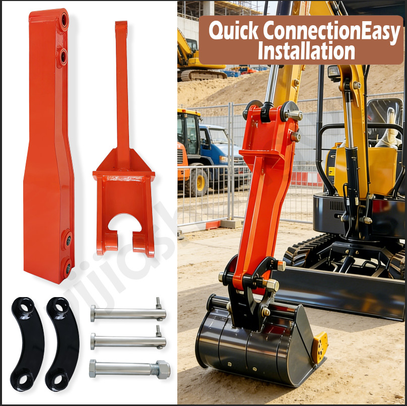 28in Excavator arm extension kit for mini excavators weighing between 0.8-1.8ton