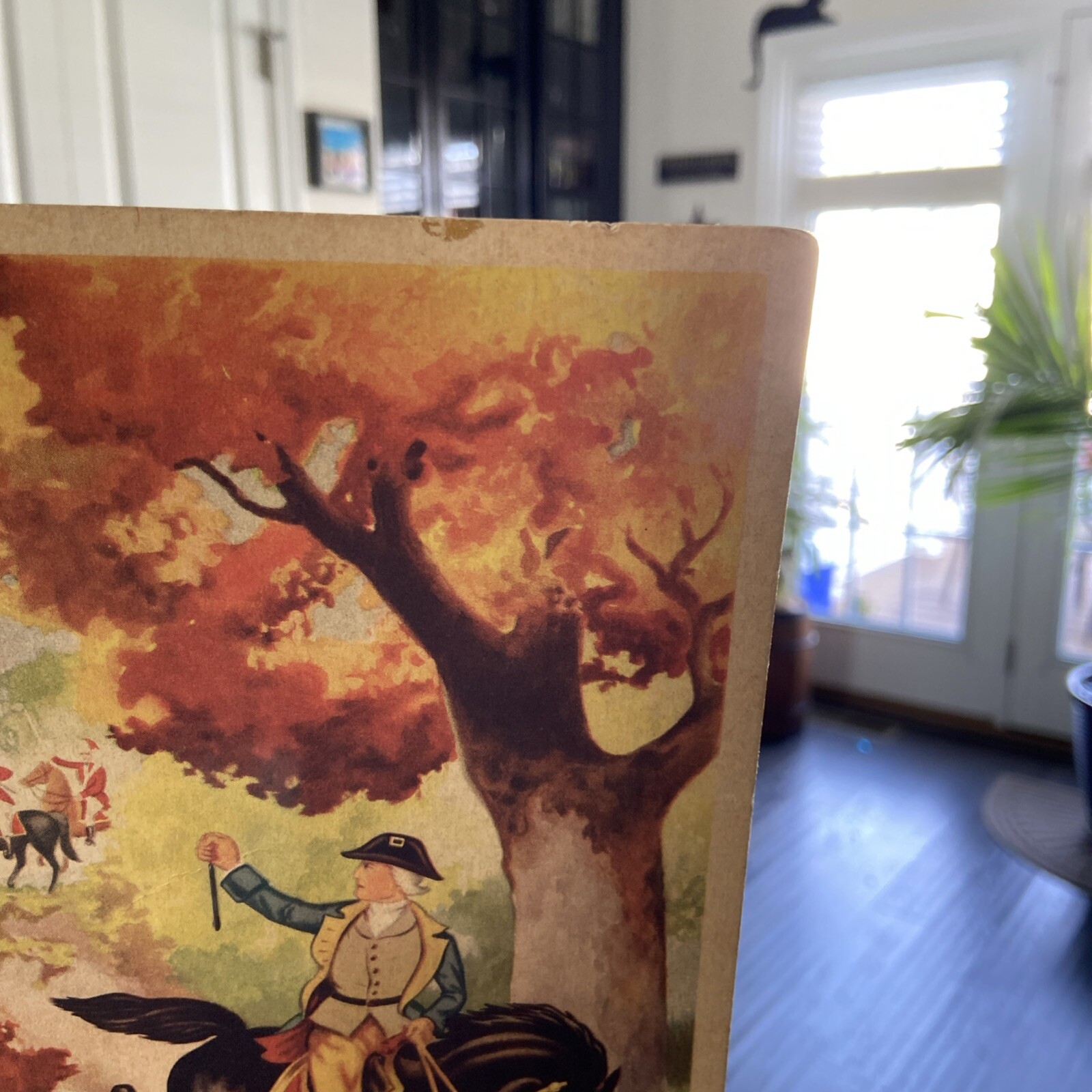 Putnam Dyes antique store fan sign, 1920s Peoples Drug Frederick